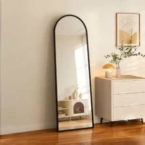 Black Arched Mirror
