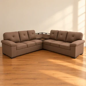 Brown Corner Sectional Sofa