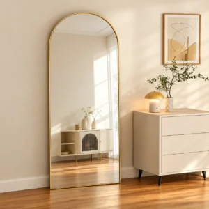 Gold Arched Mirror